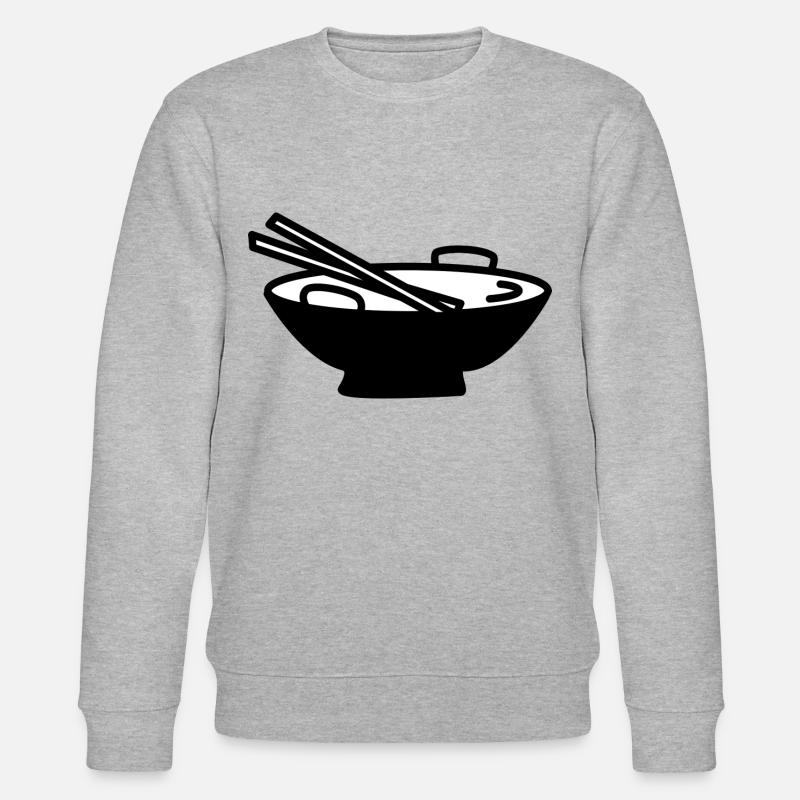 asiatisches Essen - Stanley/Stella Unisex Bio-Sweatshirt CHANGER  - Grau meliert