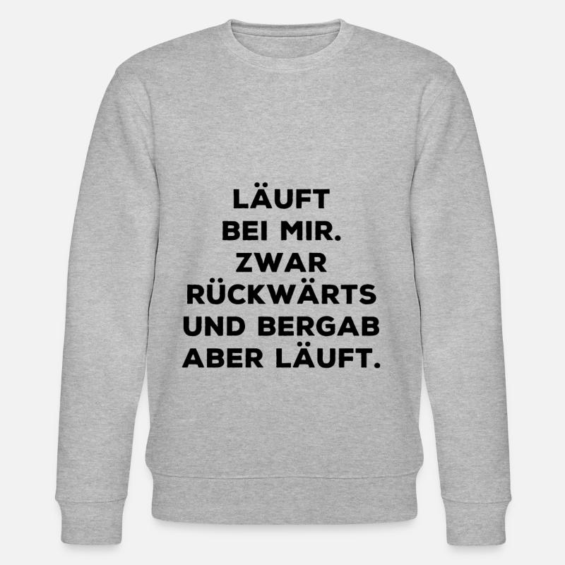 Optimismus - Stanley/Stella Unisex Bio-Sweatshirt CHANGER  - Grau meliert