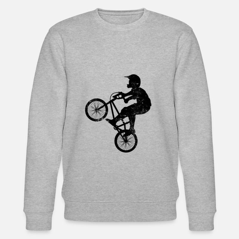 BMX - Stanley/Stella Unisex Bio-Sweatshirt CHANGER  - Grau meliert