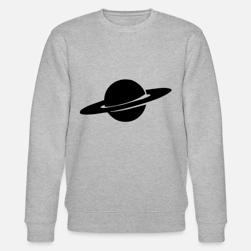 Planète Saturne - Sweat bio CHANGER Stanley/Stella Unisexe - gris chiné