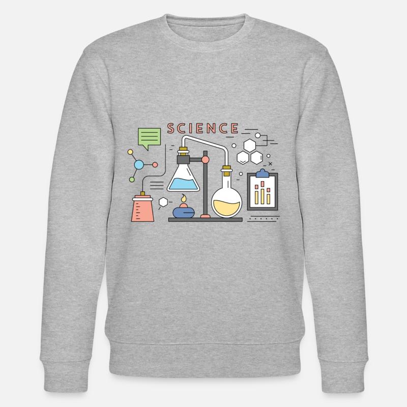 Science, Chemistry, Student - Stanley/Stella CHANGER Unisex Organic Sweatshirt - heather grey