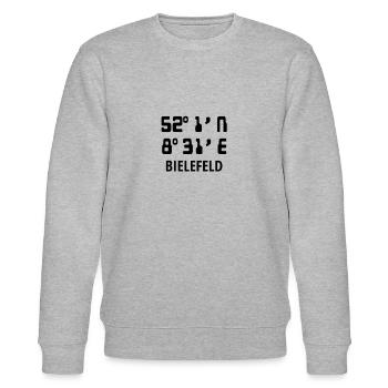 Bielefeld - Stanley/Stella CHANGER Unisex Organic Sweatshirt - heather grey - Front - Nik (191cm) & Marisol (170cm)