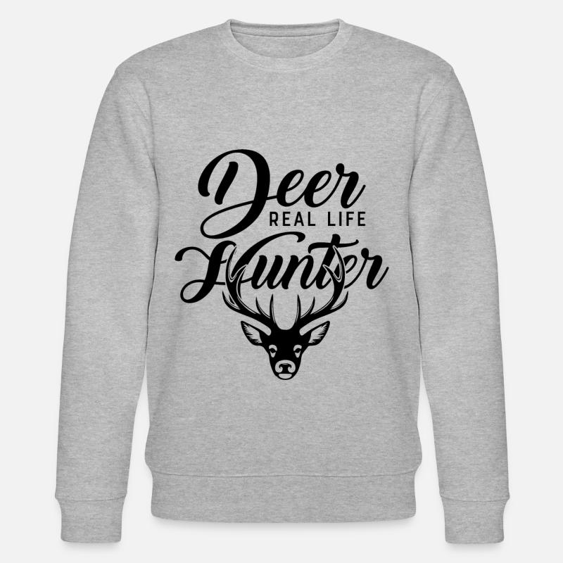 Chasseur de cerf - Sweat bio CHANGER Stanley/Stella Unisexe - gris chiné