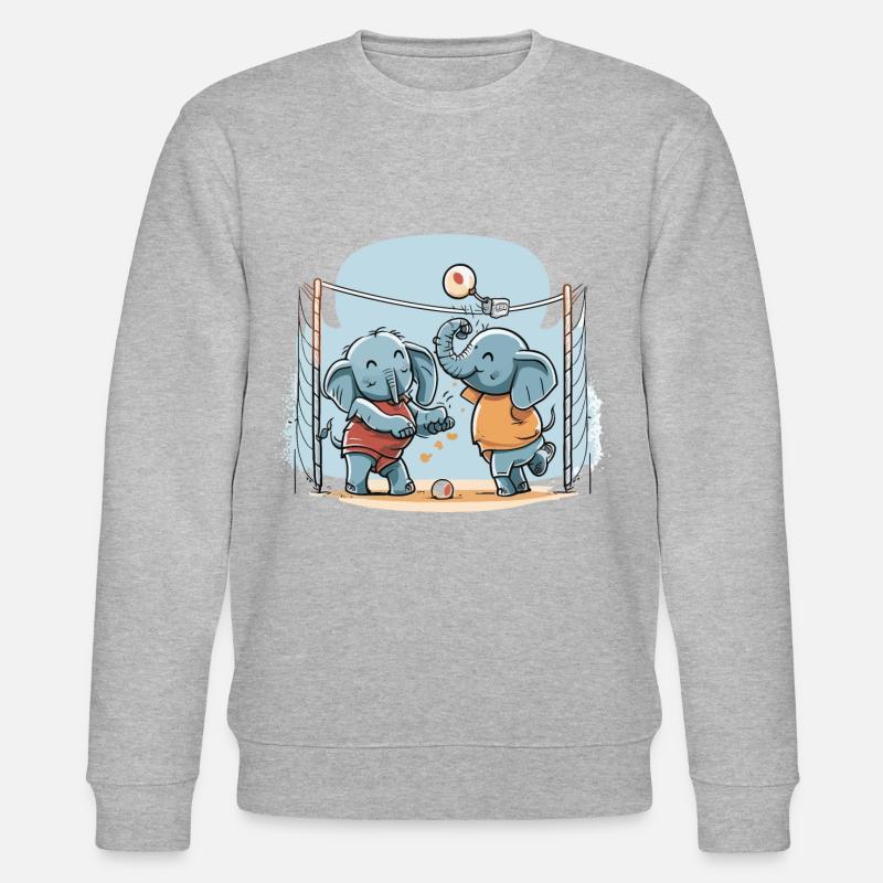 Elephant Spike - Sweat bio CHANGER Stanley/Stella Unisexe - gris chiné