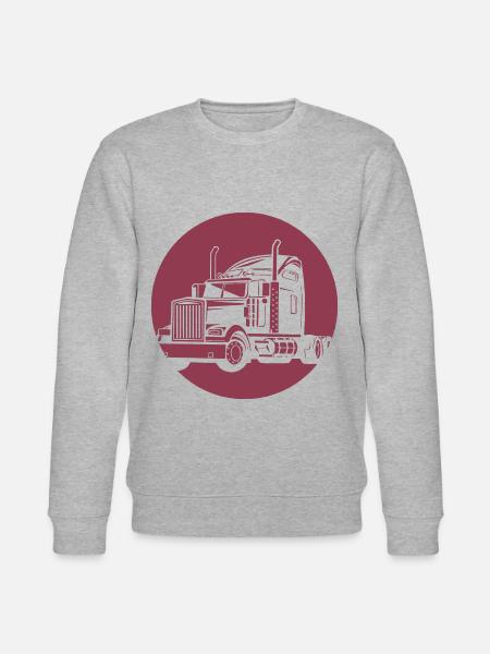Der Lastwagen - Stanley/Stella Unisex Bio-Sweatshirt CHANGER  - Grau meliert