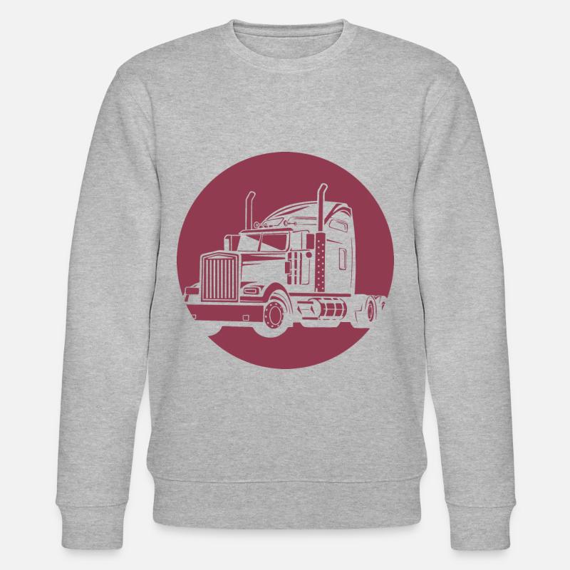 Der Lastwagen - Stanley/Stella Unisex Bio-Sweatshirt CHANGER  - Grau meliert