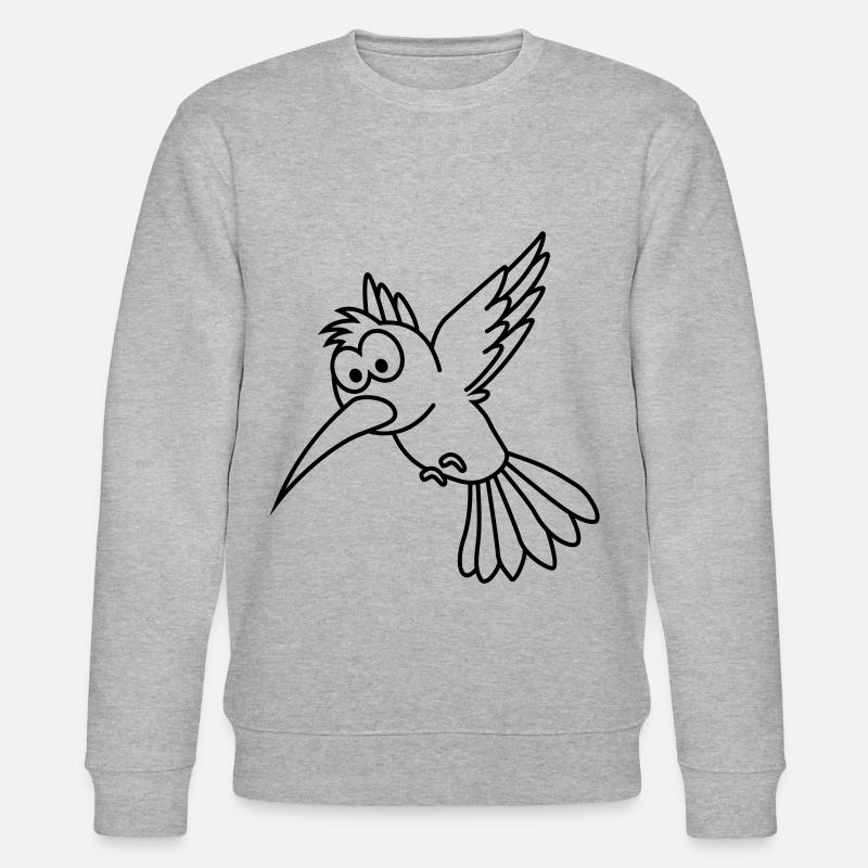 Colibri Comic Animal - Sweat bio CHANGER Stanley/Stella Unisexe - gris chiné