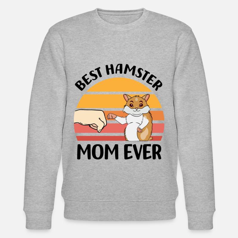 Hamster - Stanley/Stella Unisex Bio-Sweatshirt CHANGER  - Grau meliert