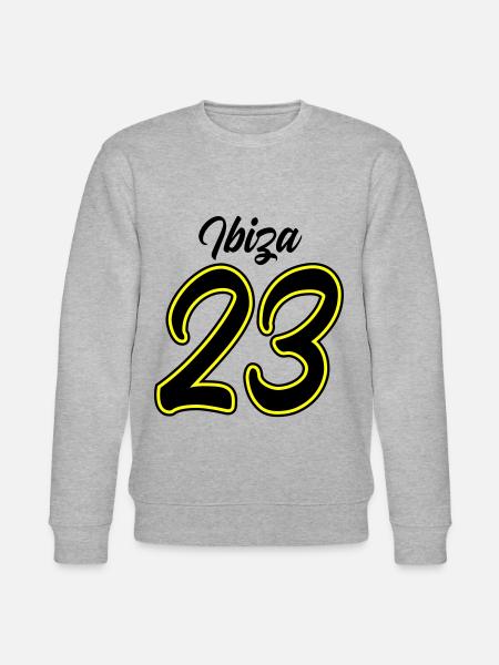 Ibiza 23 - Stanley/Stella Unisex Bio-Sweatshirt CHANGER - Grau meliert