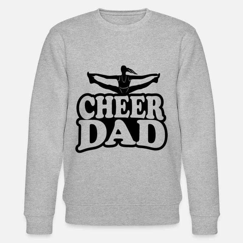 Cheer DAD - Stanley/Stella Unisex Bio-Sweatshirt CHANGER  - Grau meliert