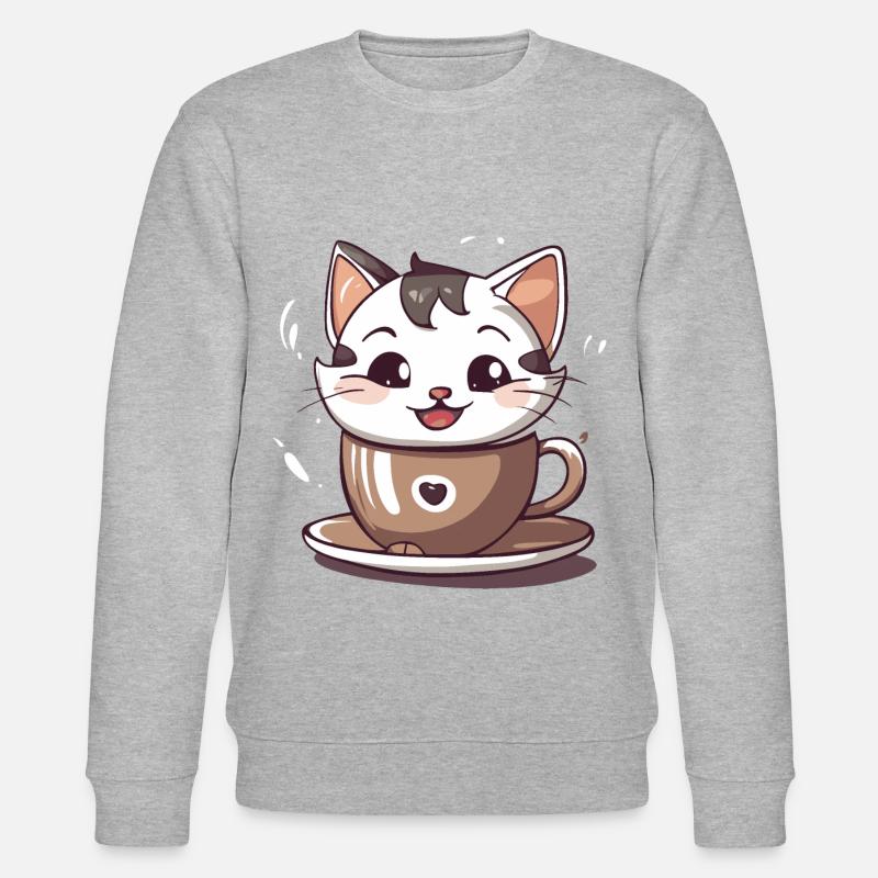 Chatcolate #1 - Stanley/Stella CHANGER Unisex Organic Sweatshirt - heather grey