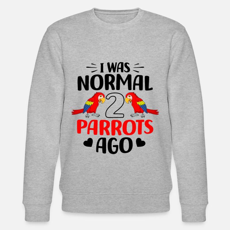 Perroquet - Sweat bio CHANGER Stanley/Stella Unisexe - gris chiné