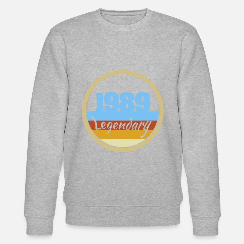 Legendary 1989 - Stanley/Stella Unisex Bio-Sweatshirt CHANGER  - Grau meliert