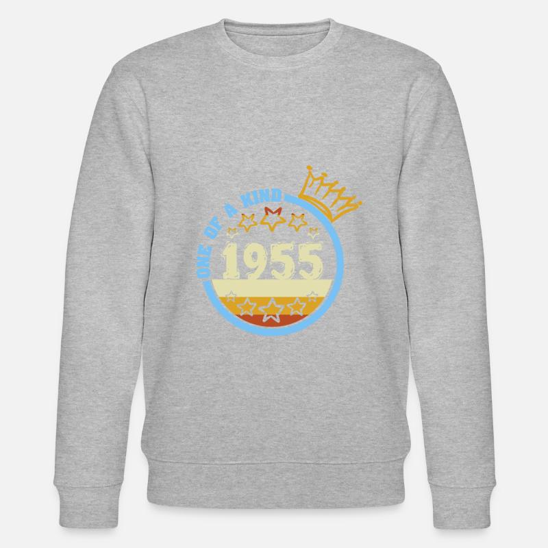 Année 1955 - Sweat bio CHANGER Stanley/Stella Unisexe - gris chiné