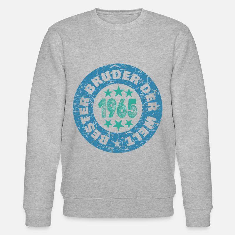 1965 1965 - Stanley/Stella Unisex Bio-Sweatshirt CHANGER  - Grau meliert