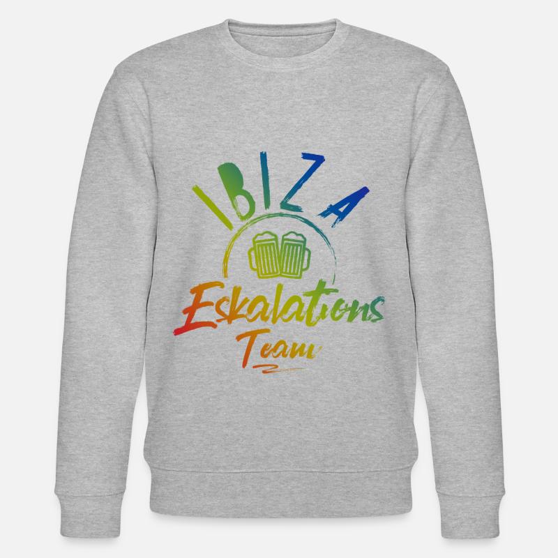 Escalade d’Ibiza - Sweat bio CHANGER Stanley/Stella Unisexe - gris chiné