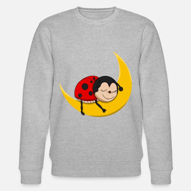 Coccinelle - Bonne nuit - Sweat bio CHANGER Stanley/Stella Unisexe - gris chiné