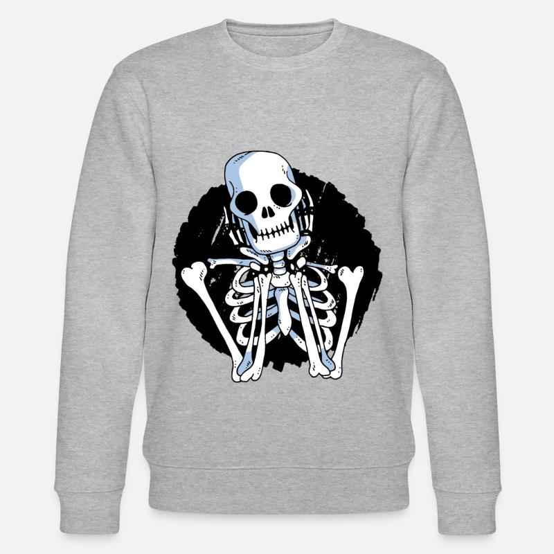 SKELETON - Sweat bio CHANGER Stanley/Stella Unisexe - gris chiné