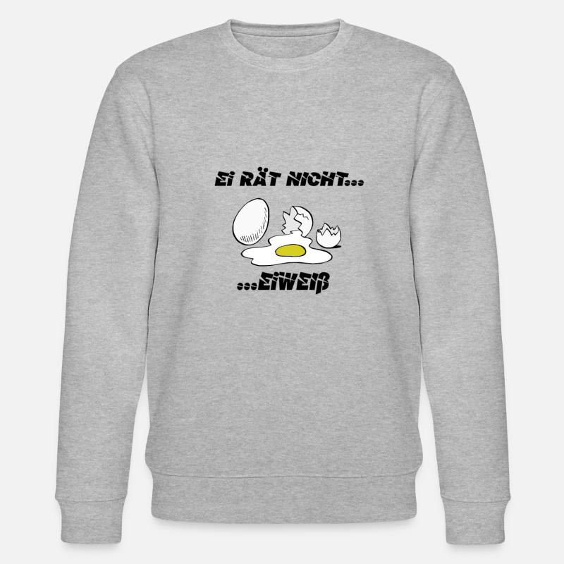 Eier - Stanley/Stella Unisex Bio-Sweatshirt CHANGER  - Grau meliert