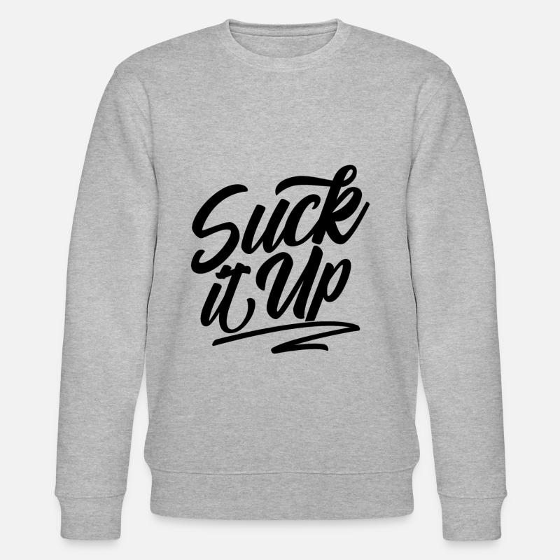 Le sucer - Sweat bio CHANGER Stanley/Stella Unisexe - gris chiné