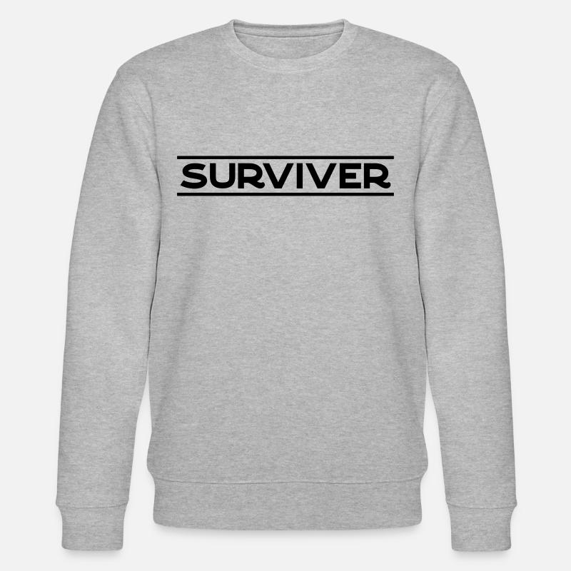 Surviver - Stanley/Stella Unisex Bio-Sweatshirt CHANGER  - Grau meliert