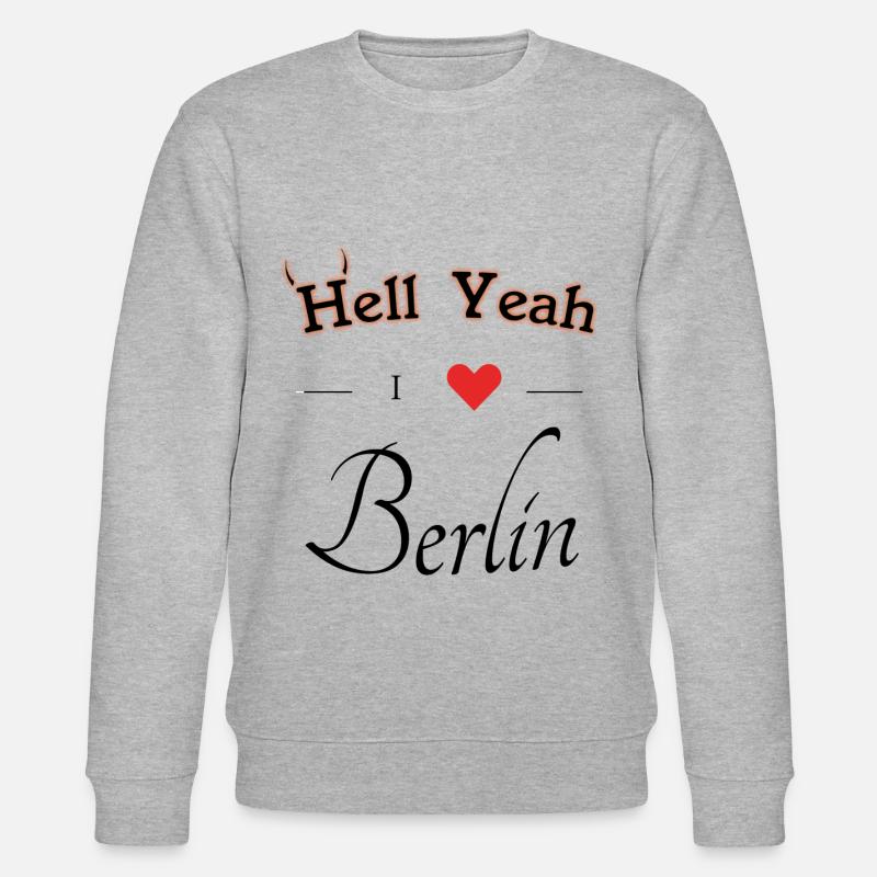 Berlin - Stanley/Stella Unisex Bio-Sweatshirt CHANGER  - Grau meliert