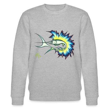 Sailfish - Stanley/Stella Unisex Bio-Sweatshirt CHANGER  - Grau meliert - Vorne - Nik (191cm) & Marisol (170cm)