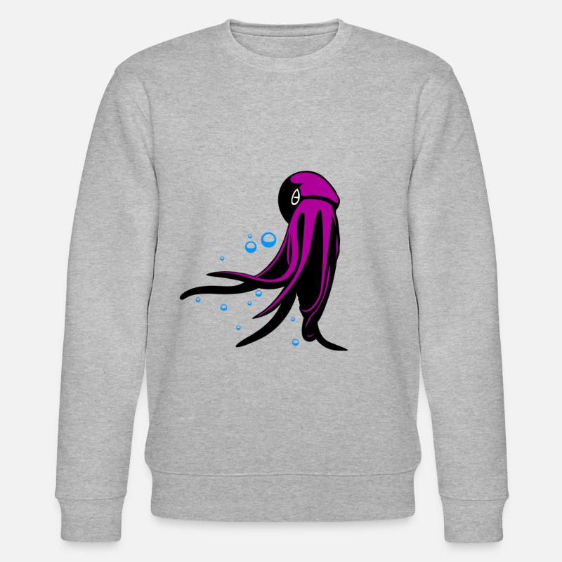 Octupus - Sweat bio CHANGER Stanley/Stella Unisexe - gris chiné