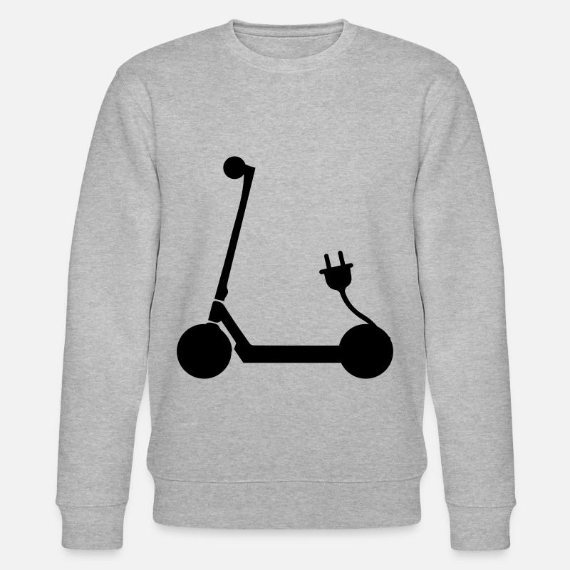 Icône E-scooter - Sweat bio CHANGER Stanley/Stella Unisexe - gris chiné