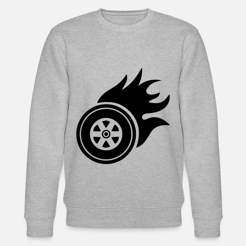 Incendie de pneus - Sweat bio CHANGER Stanley/Stella Unisexe - gris chiné