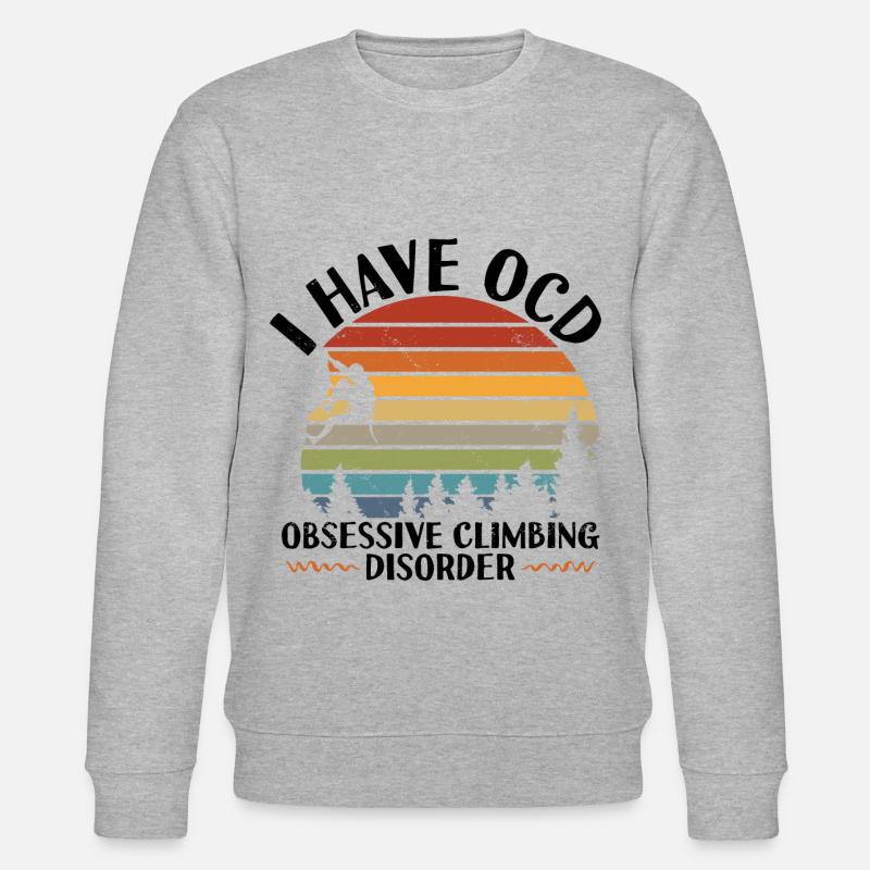 Kletterer - Stanley/Stella Unisex Bio-Sweatshirt CHANGER  - Grau meliert