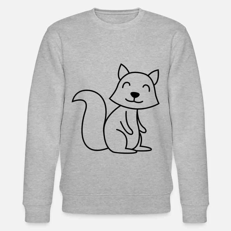 Stinker Comic Tier - Stanley/Stella Unisex Bio-Sweatshirt CHANGER  - Grau meliert