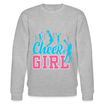 Cheer Girl - Stanley/Stella Unisex Bio-Sweatshirt CHANGER  - Grau meliert - Vorne - Nik (191cm) & Marisol (170cm)