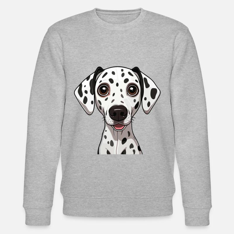 Dalmatiner - Stanley/Stella Unisex Bio-Sweatshirt CHANGER  - Grau meliert