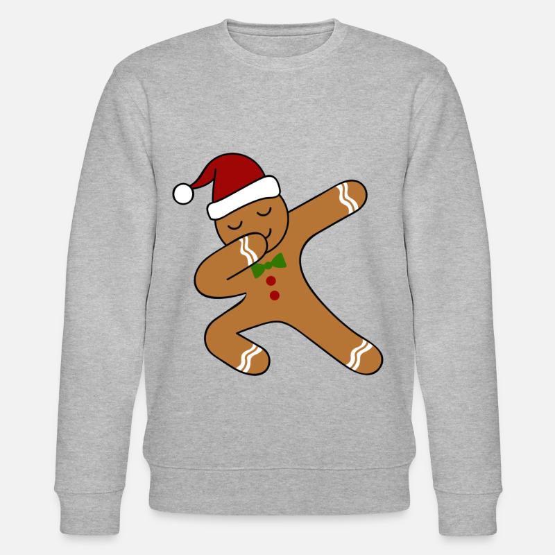 Dubbing Gingerbread - Stanley/Stella Unisex Bio-Sweatshirt CHANGER  - Grau meliert