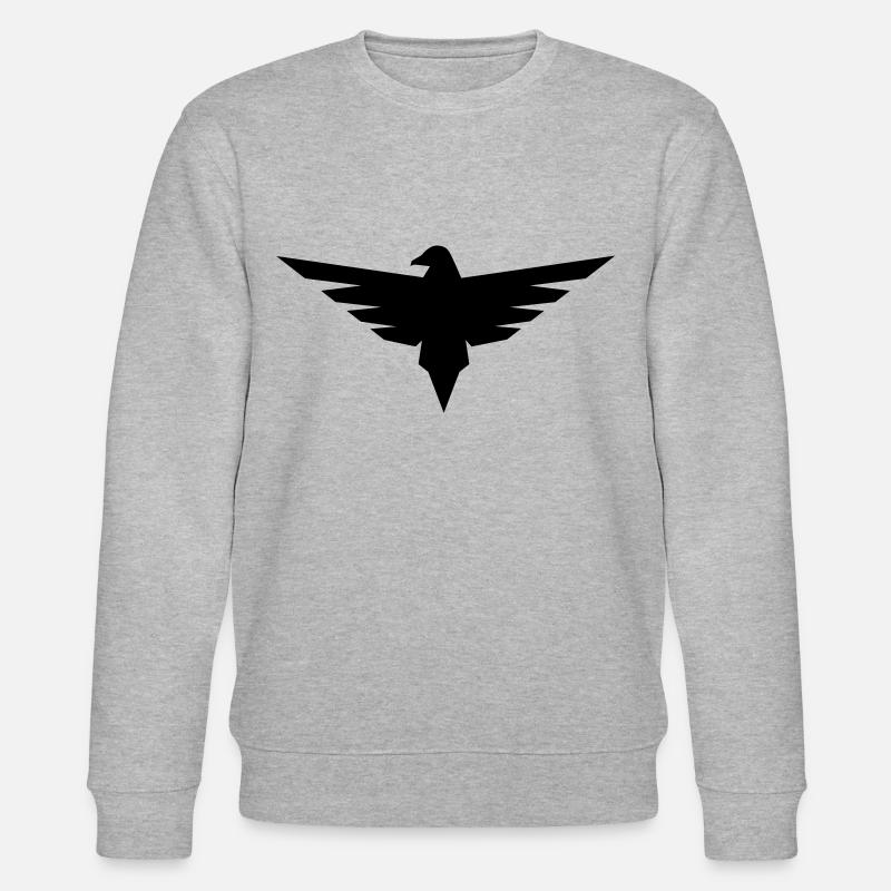 Adler Design Geschenk - Stanley/Stella Unisex Bio-Sweatshirt CHANGER  - Grau meliert