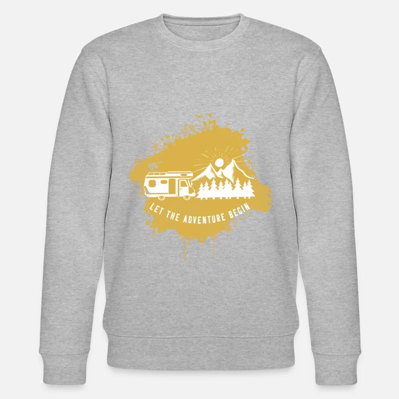 Camper Camping Camping Or - Sweat bio CHANGER Stanley/Stella Unisexe - gris chiné