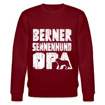 Berner Sennenhund OPA - Sweat bio CHANGER Stanley/Stella Unisexe - bordeaux - Devant - Nik (191cm) & Marisol (170cm)