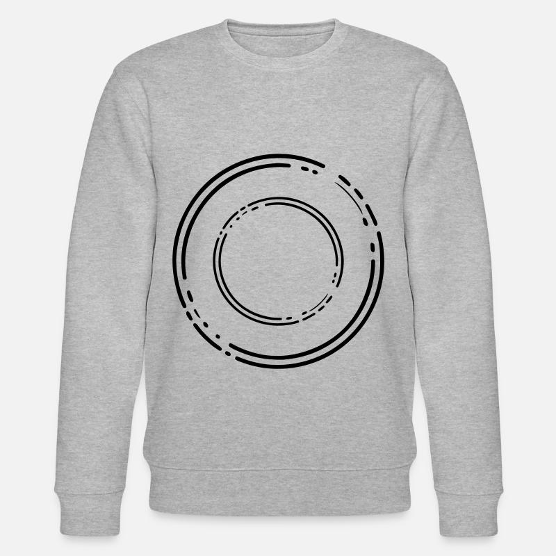 Kreis Design - Stanley/Stella Unisex Bio-Sweatshirt CHANGER  - Grau meliert