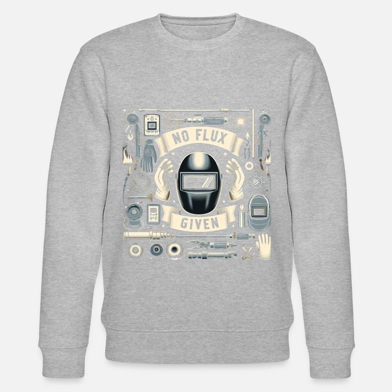 No Flux Given 18 - Stanley/Stella Unisex Bio-Sweatshirt CHANGER - Grau meliert