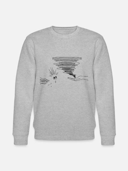 Whirlwind - Stanley/Stella CHANGER Unisex Organic Sweatshirt - heather grey
