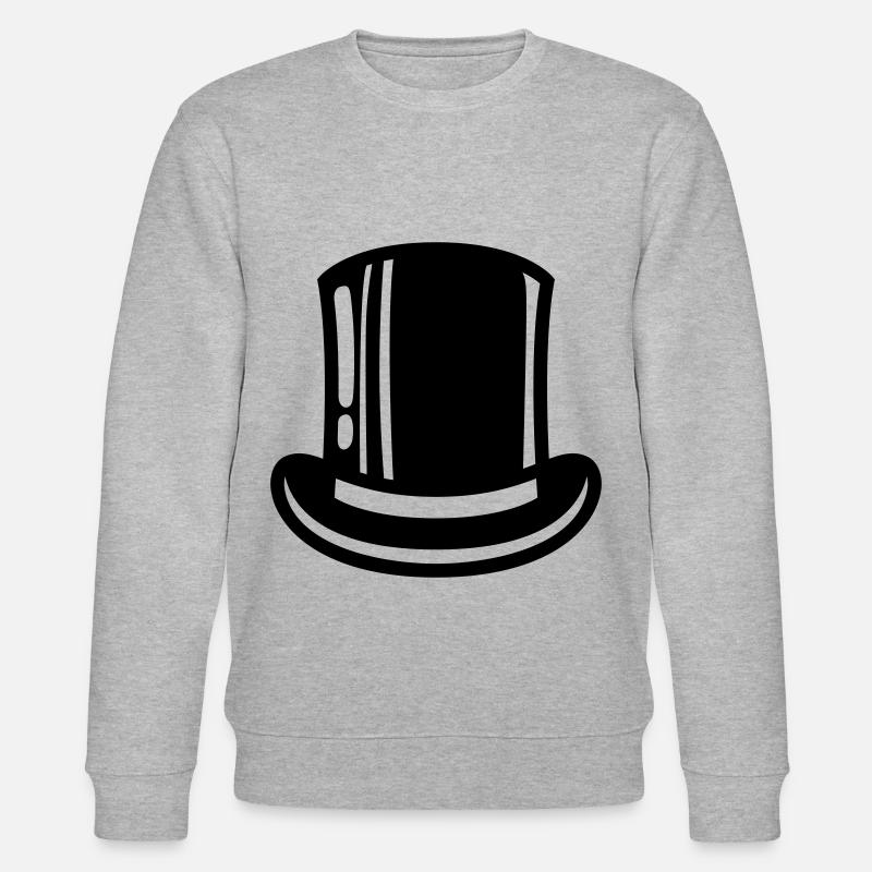 Bräutigam Zylinder - Stanley/Stella Unisex Bio-Sweatshirt CHANGER  - Grau meliert