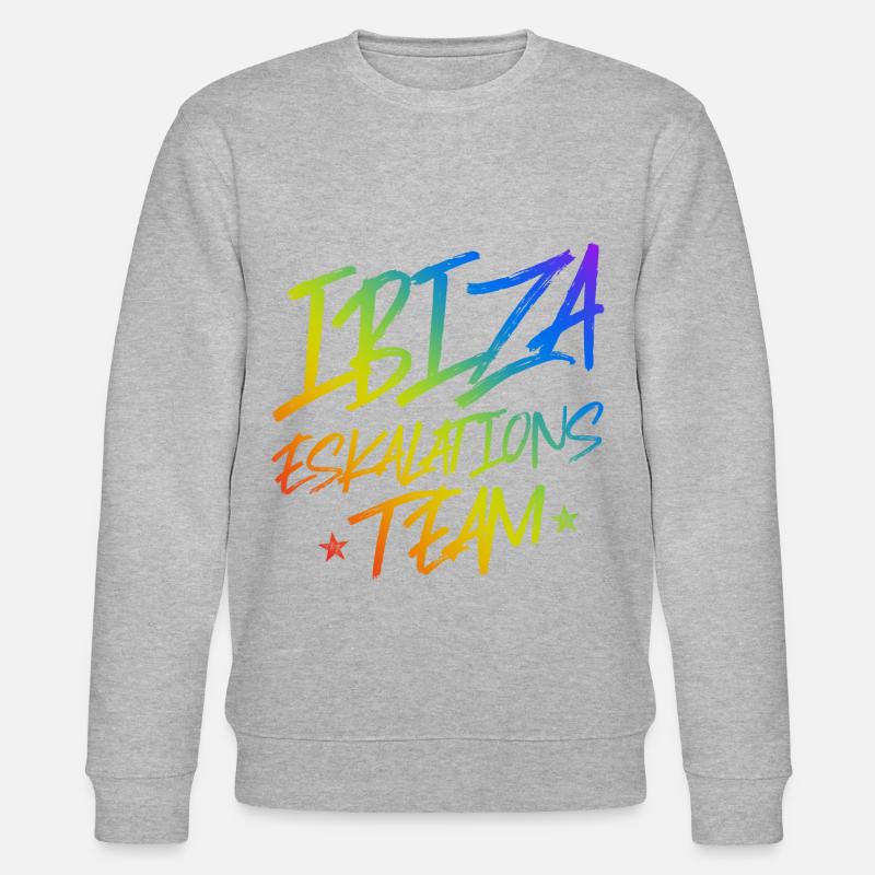 Escalade d’Ibiza - Sweat bio CHANGER Stanley/Stella Unisexe - gris chiné
