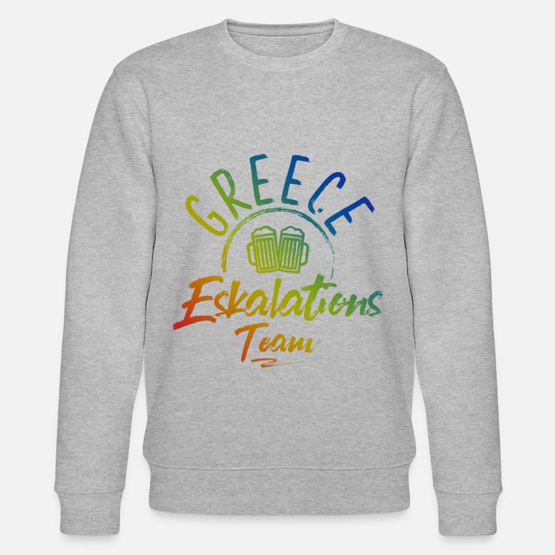 Grèce Escalade - Sweat bio CHANGER Stanley/Stella Unisexe - gris chiné