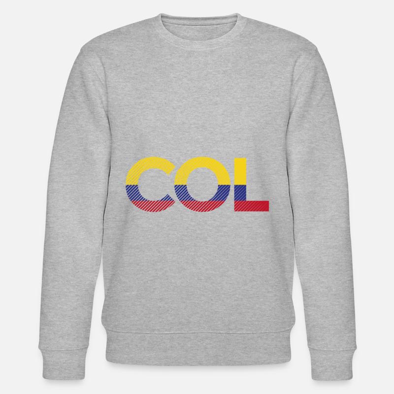 Kolumbien - Stanley/Stella Unisex Bio-Sweatshirt CHANGER  - Grau meliert