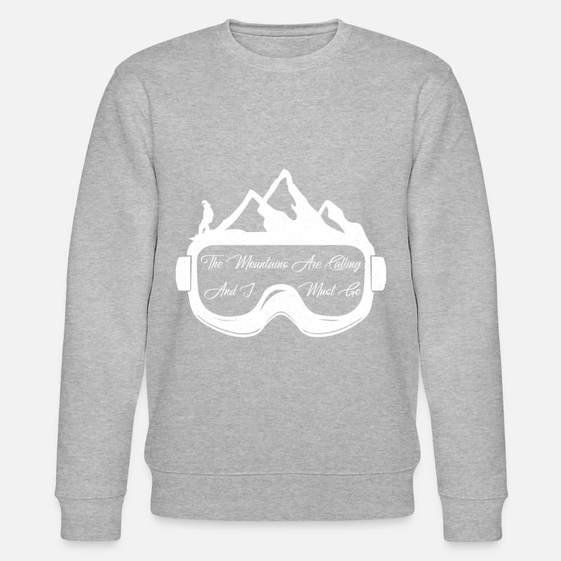Snowboard Snowboard Snowboard - Sweat bio CHANGER Stanley/Stella Unisexe - gris chiné