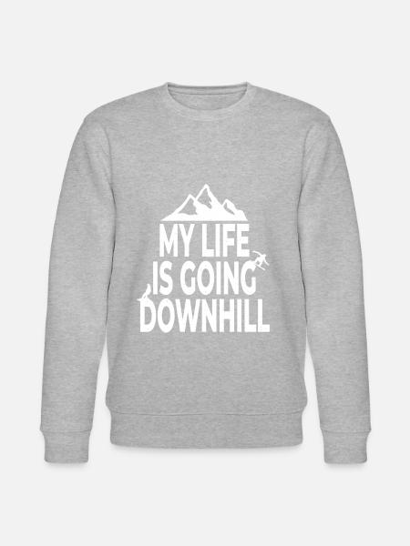 Snowboarding Snowboarding Snowboarding Snowboarder - Stanley/Stella CHANGER Unisex Organic Sweatshirt - heather grey
