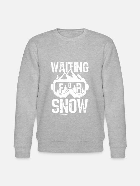 Snowboarding Snowboarding Snowboarding Snowboarder - Stanley/Stella CHANGER Unisex Organic Sweatshirt - heather grey