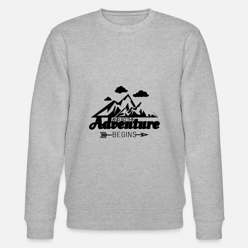 Et donc l'aventure commence - Sweat bio CHANGER Stanley/Stella Unisexe - gris chiné