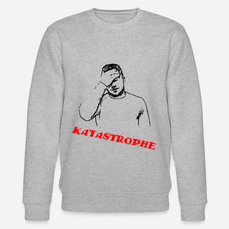 Katastrophe - Stanley/Stella Unisex Bio-Sweatshirt CHANGER  - Grau meliert